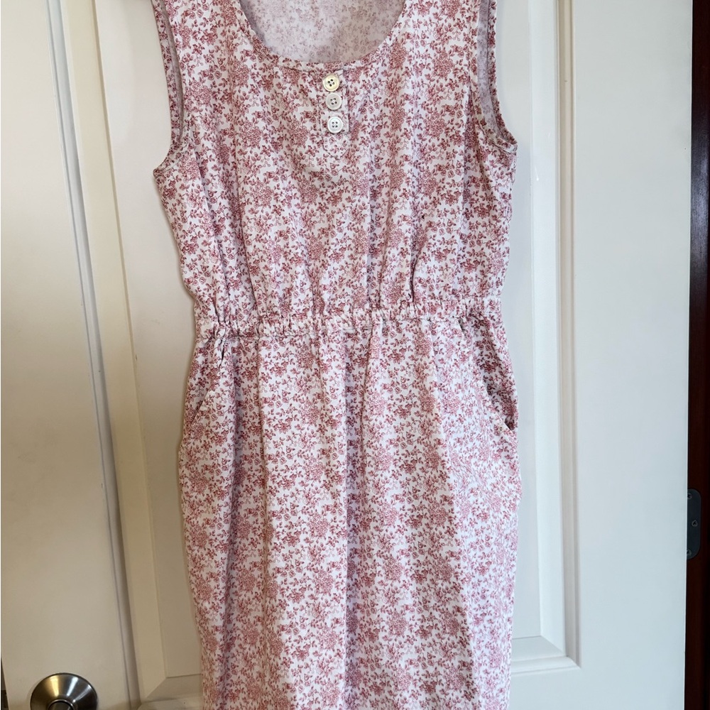 J. Crew Pink Floral Mini Dress